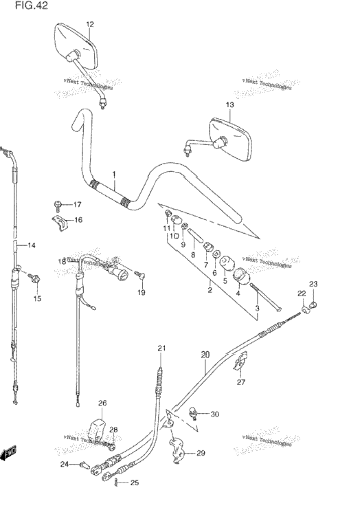 Handlebar (Model N/P/R)