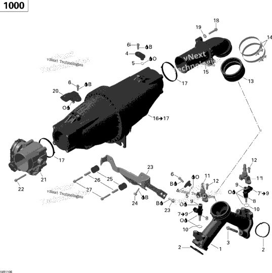 Air Intake Manifold And Throttle Body