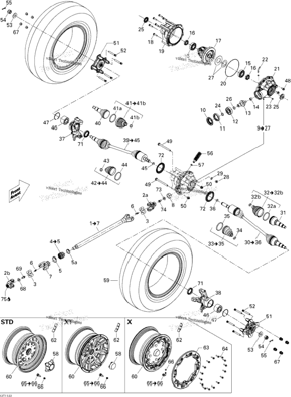Drive System, Front