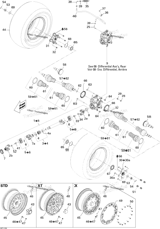 Drive System, Rear