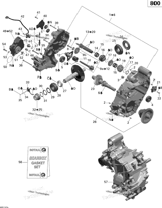 Gear Box 1_(Type 684788) (Type 684789)