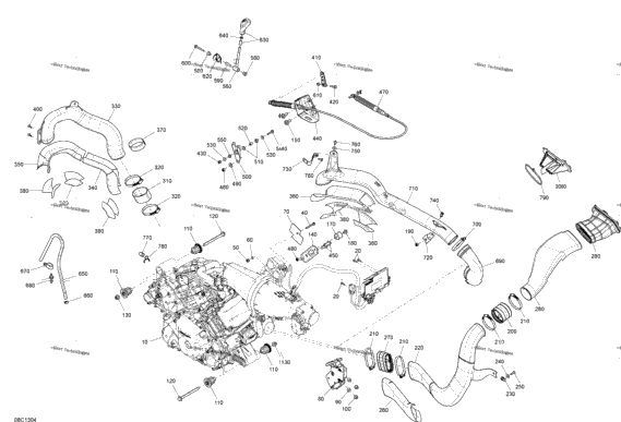 Engine And Engine Support