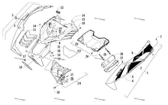 Hood And Air Intake Assembly