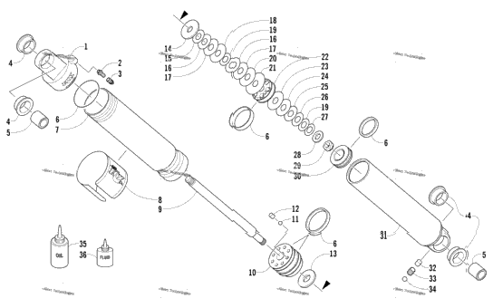 Rear Suspension Rear Arm Shock Absorber