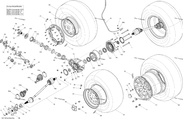 Drive System, Rear Europe