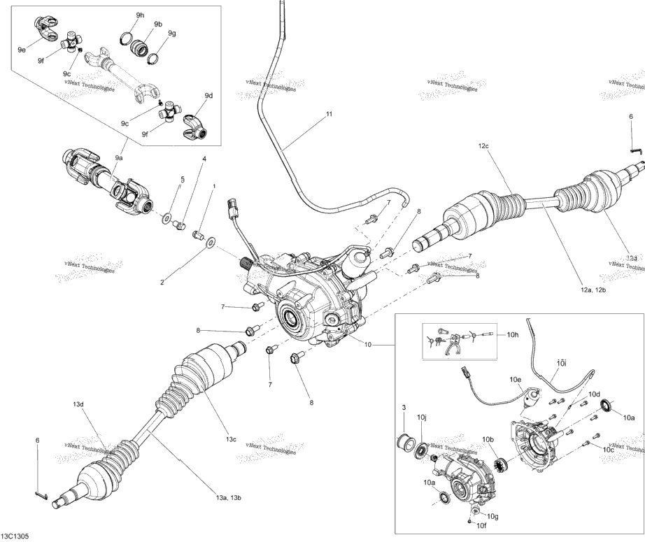 Drive System, Rear (Supplement-Is Market)