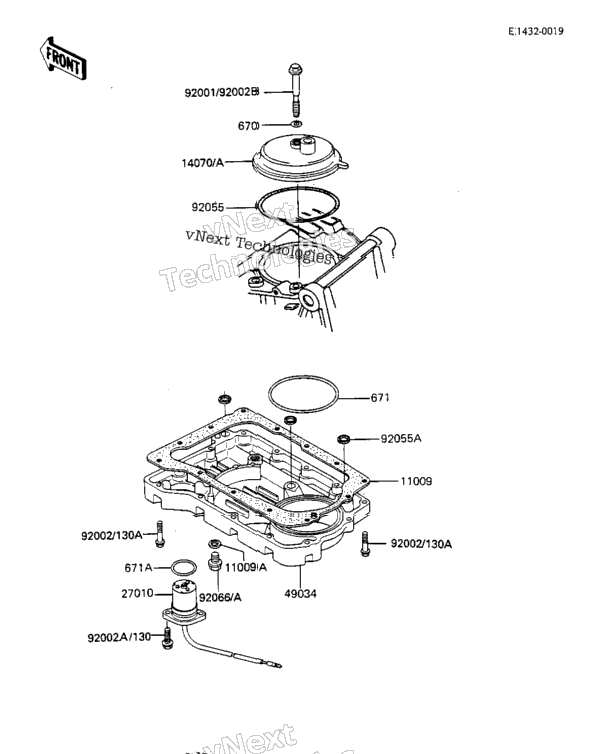 Breather Cover/Oil Pan