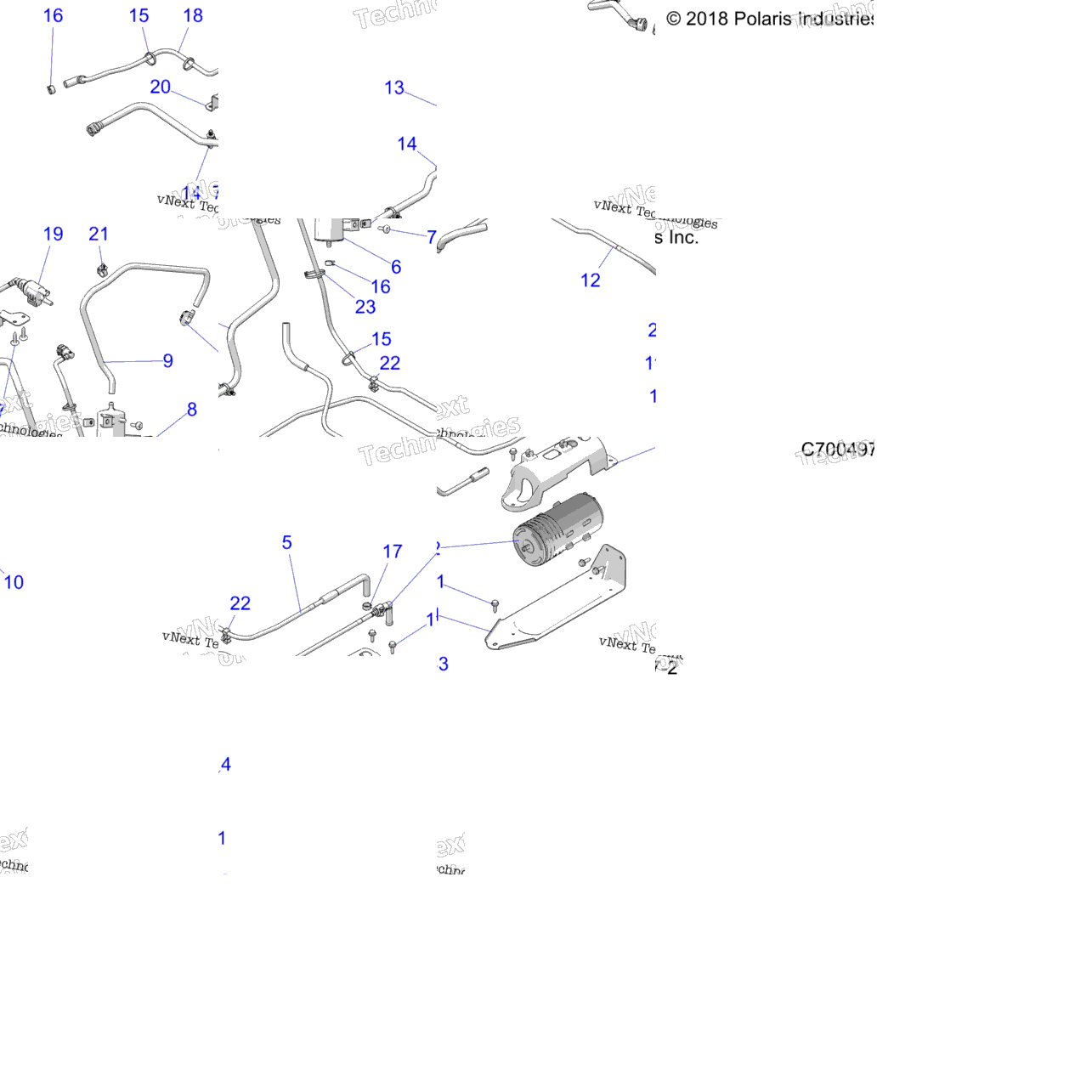 Body, Fuel Lines Evap Z19vbe99bm