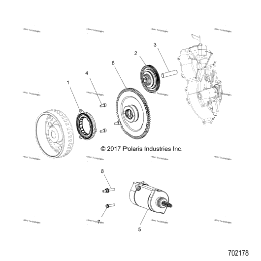 Engine, Starter & Drive