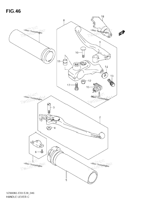 Handle Lever (Model K5/K6)