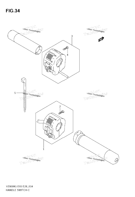 Handle Switch (Model K5/K6)