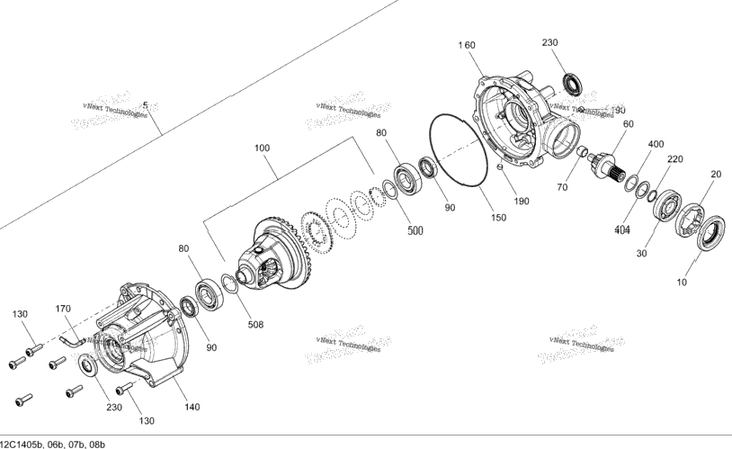 Drive System, Front (Differential)