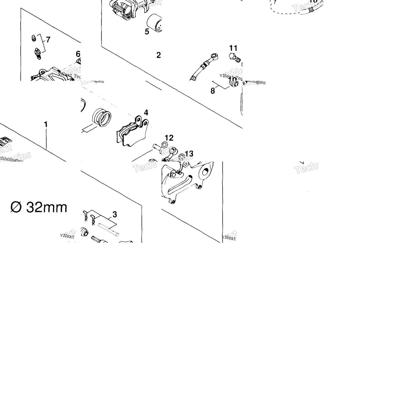 Brake Caliper Rear