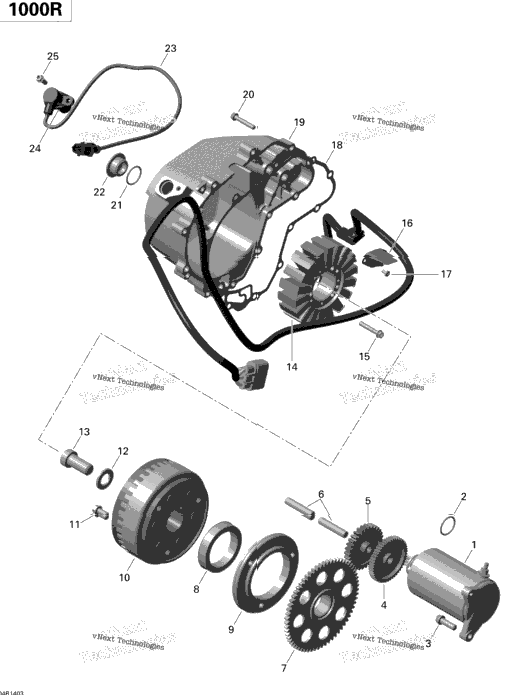 Magneto And Electric Starter