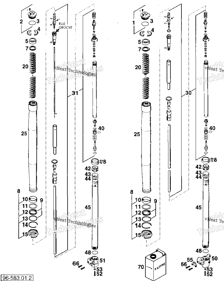 Front Fork Legs Wp