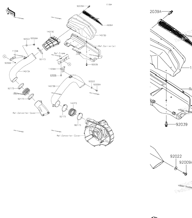 Air Cleaner-Belt Converter