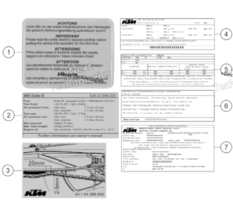 Technic Information Sticker