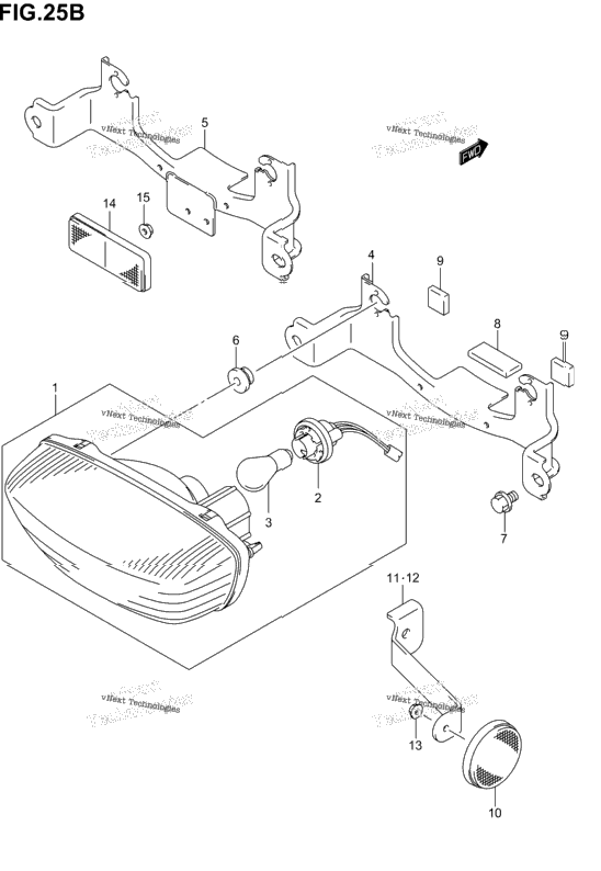 Rear Combination (Model K5/K6)