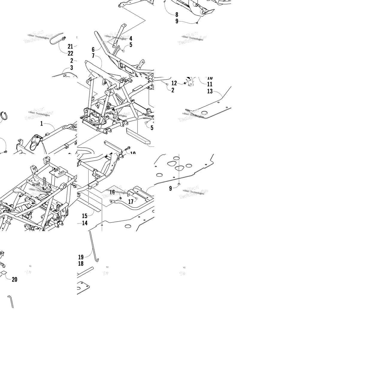 Frame And Related Parts
