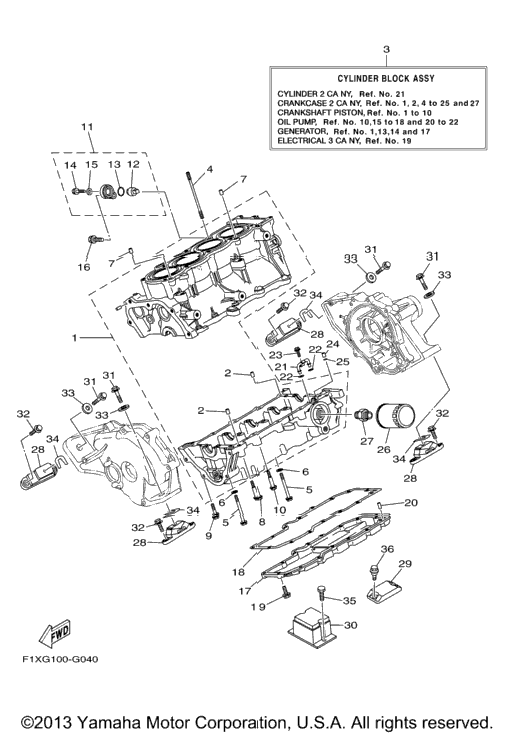 Crankcase 2 Ca Ny