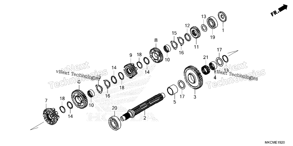 Transmission (Countershaft)