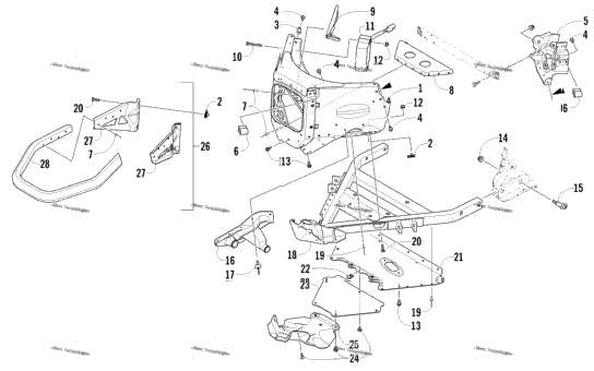 Front Bumper And Frame Assembly