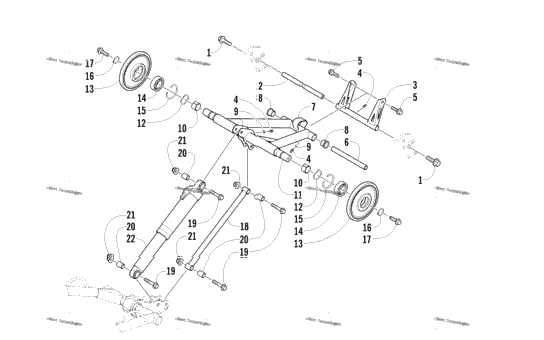 Rear Suspension Rear Arm Assembly