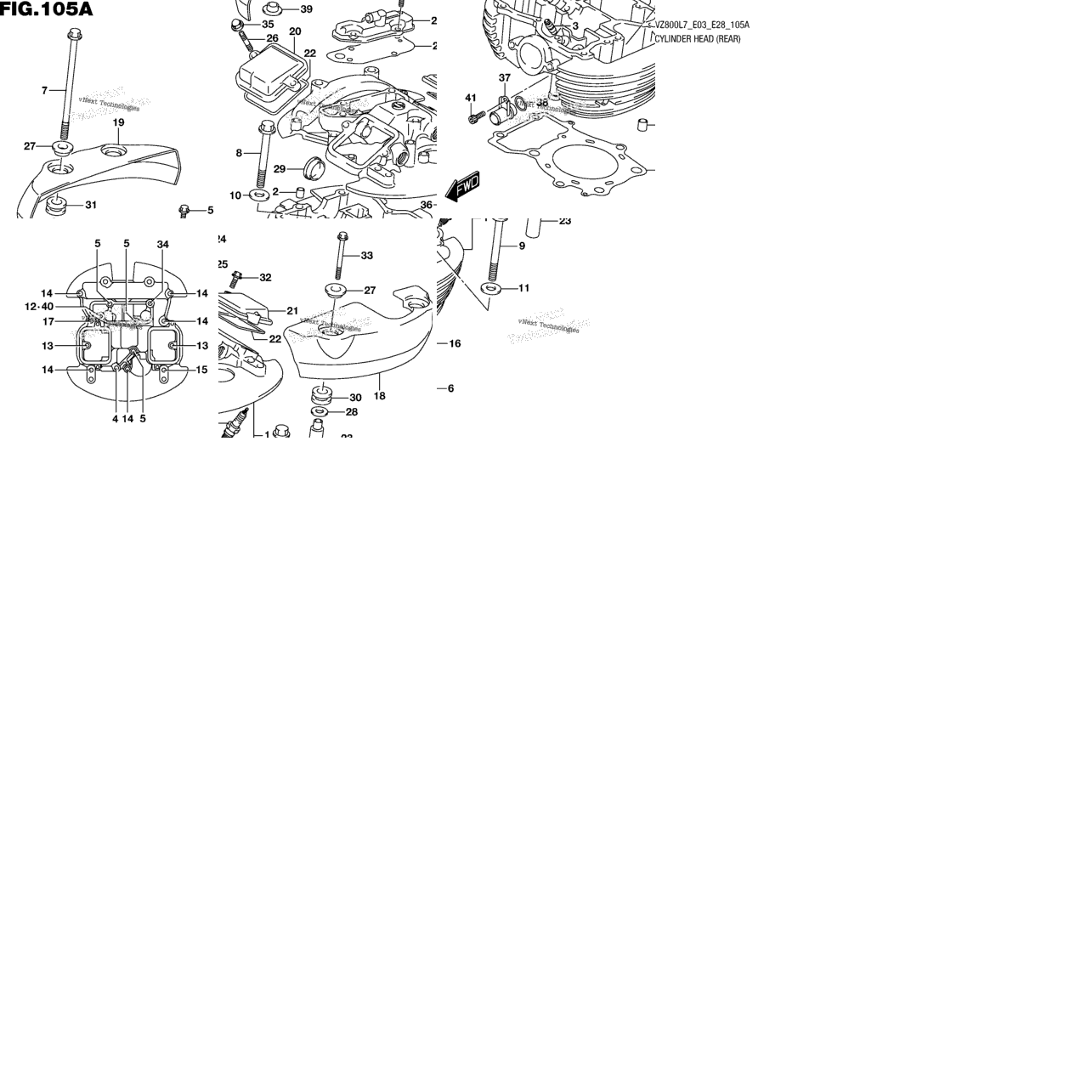 Cylinder Head (Rear)