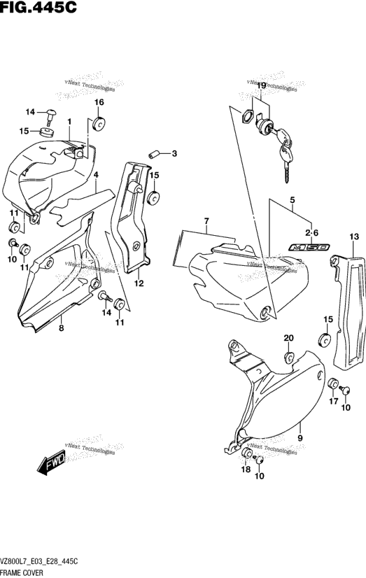 Frame Cover (Vz800l7 E33)