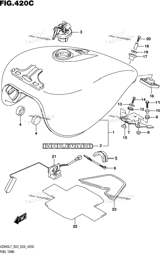 Fuel Tank (Vz800l7 E33)