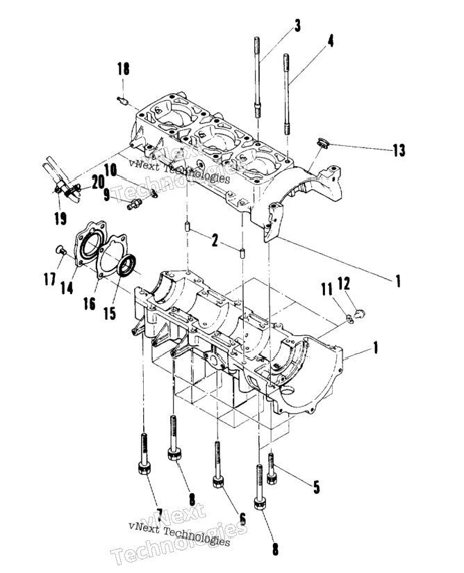 Crankcase (4909500950029A)
