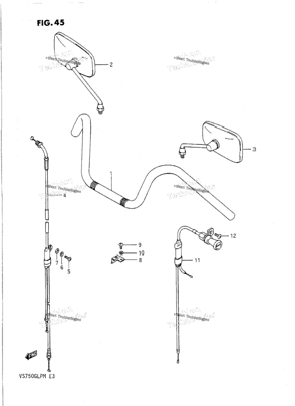 Handlebar - Control Cable