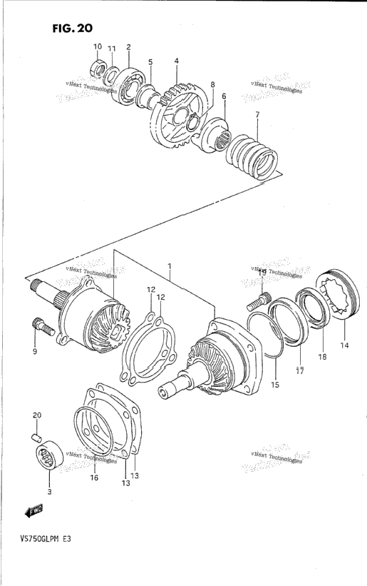 Secondary Drive Gear
