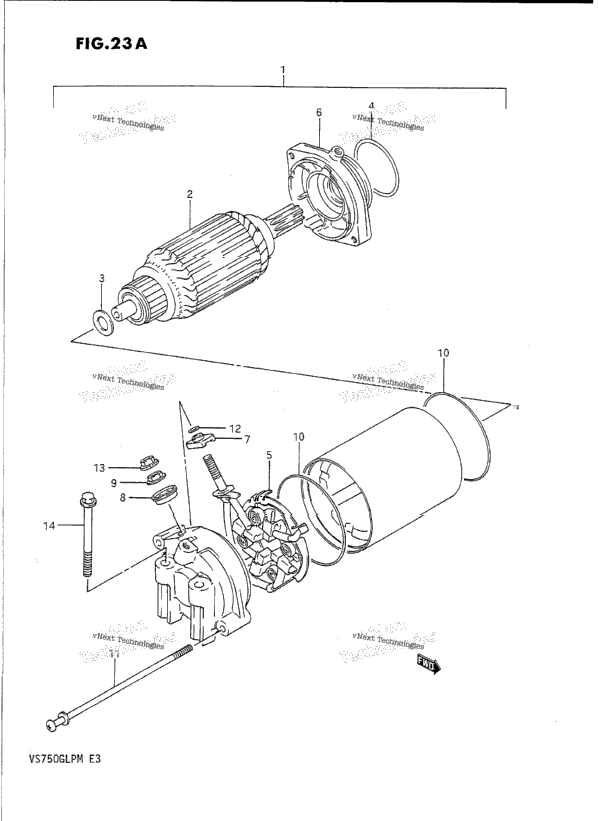 Starting Motor (Model M)