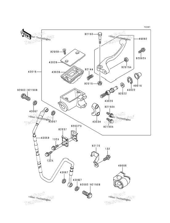 Front Master Cylinder