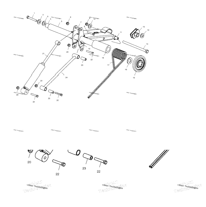 Rear Torque Arm S01sm8bs