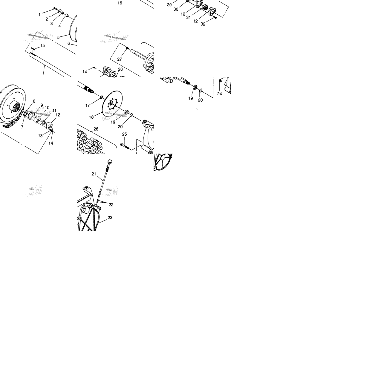 Drive Train Xlt 0970756, Xlt Sks , & Xlt Rmk 0970956