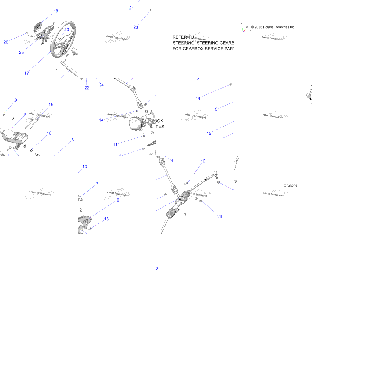 Steering, Steering Asm