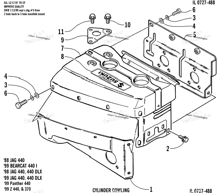 Cylinder Cowling