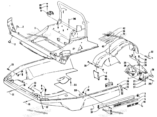 Belly Pan And Front Frame