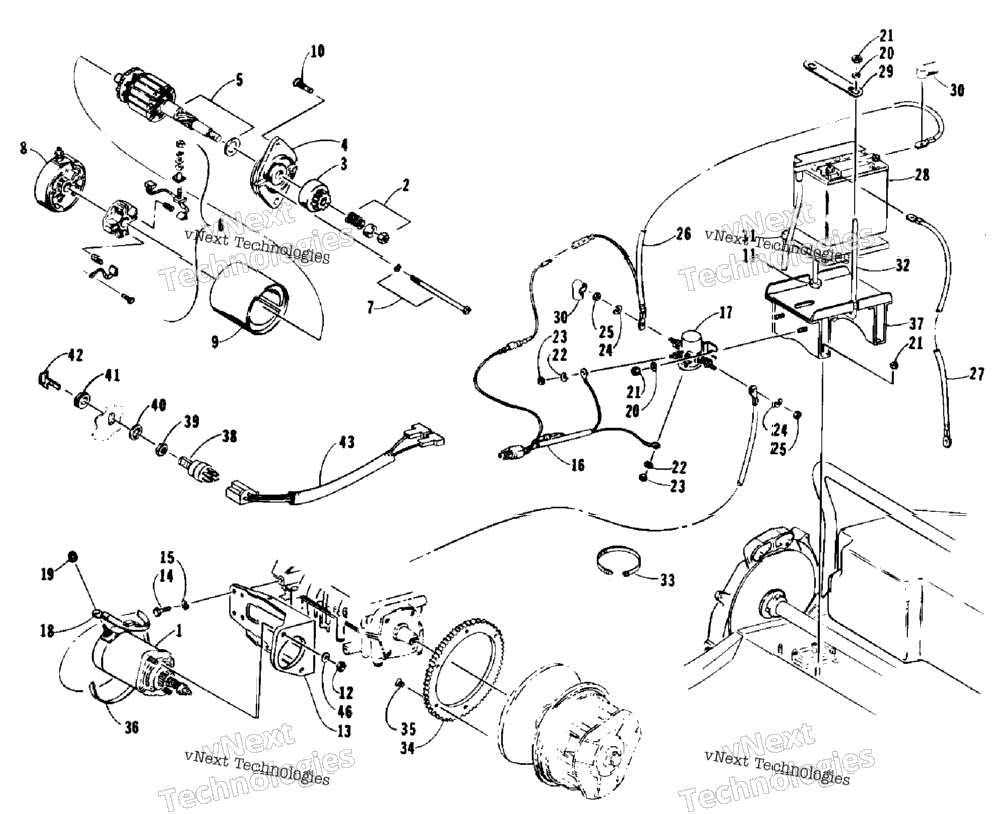 Electric Start Assembly