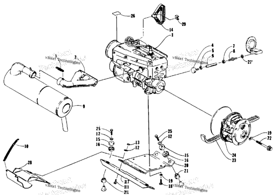 Engine And Related Parts