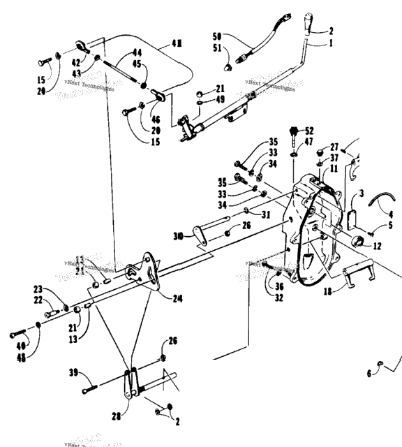 Shift Lever And Dropcase Assembly