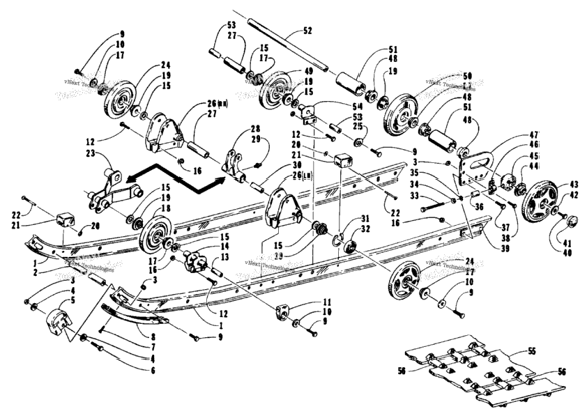 Slide Rail And Track Assembly