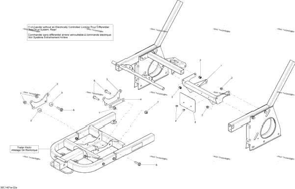 Frame - With Locking Rear Differential