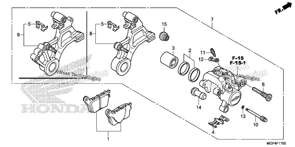 Rear Brake Caliper