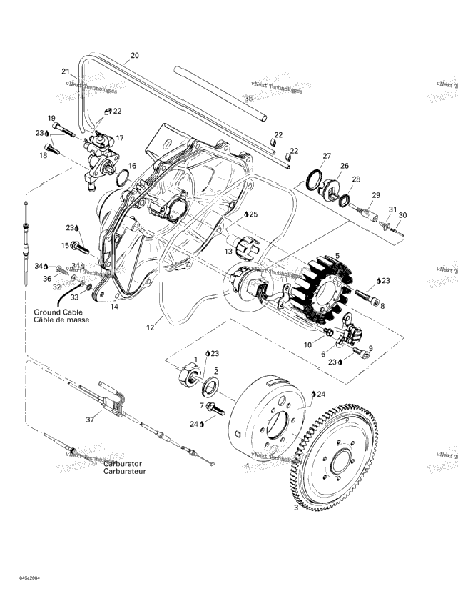 Magneto, Oil Pump