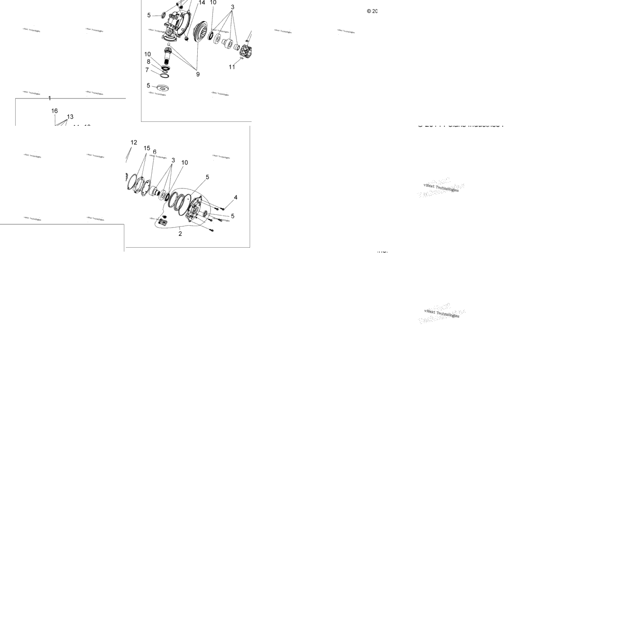 Drive Train, Front Gearcase A19sda57b7/L7/E57b5