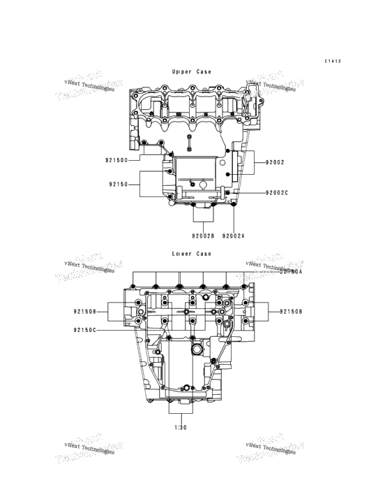 Crankcase Bolt Pattern