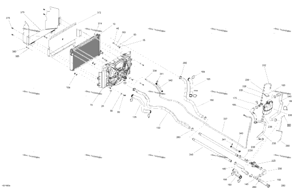 Cooling System - Without Heating System